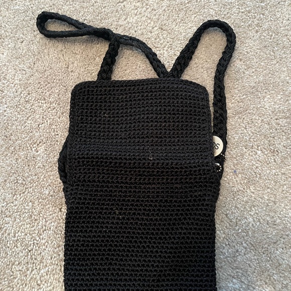 The Sak Small Black Crochet Crossbody - Picture 4 of 6